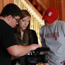 Me and crew during production