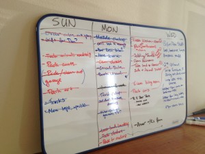 Whiteboard planning