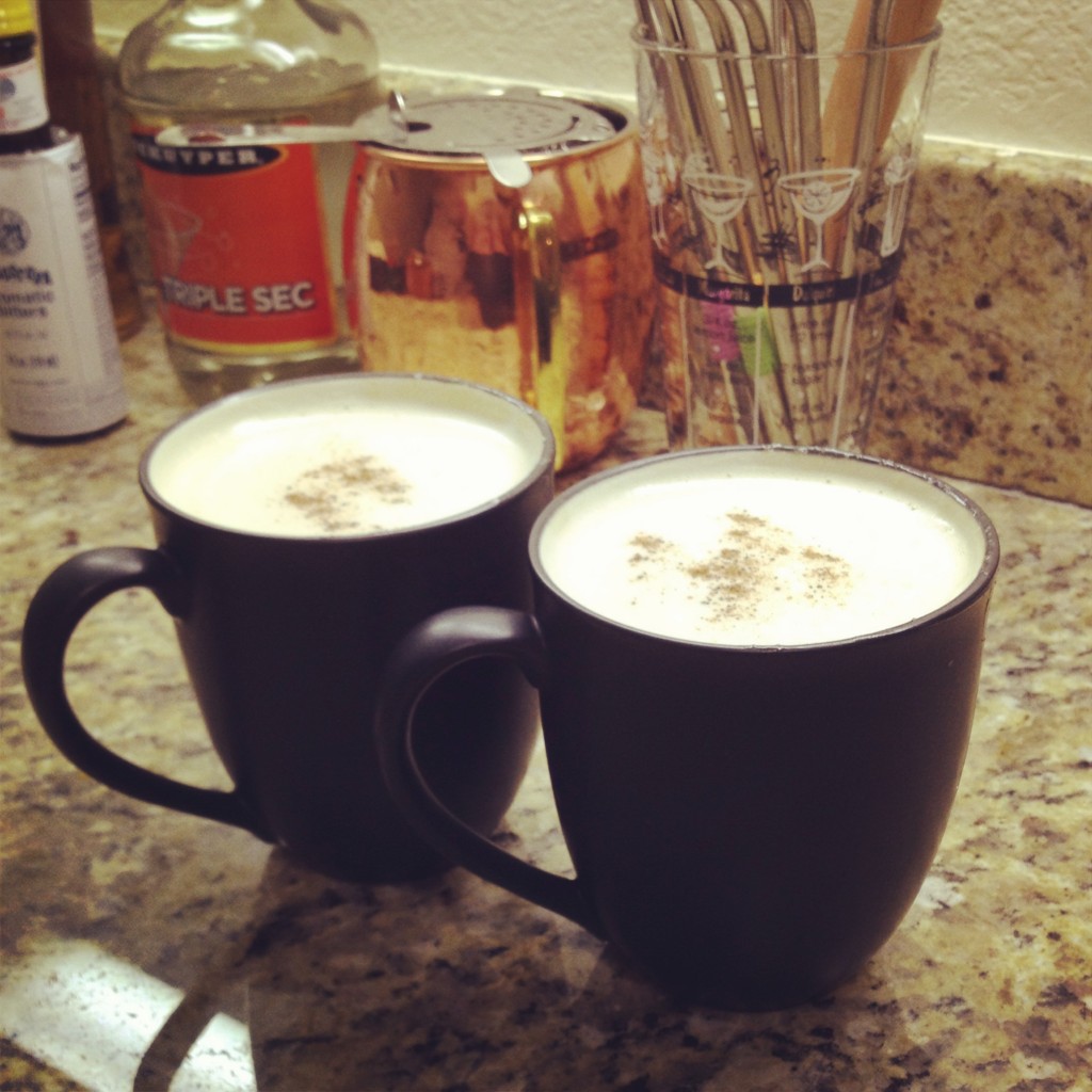 Hot buttered rum