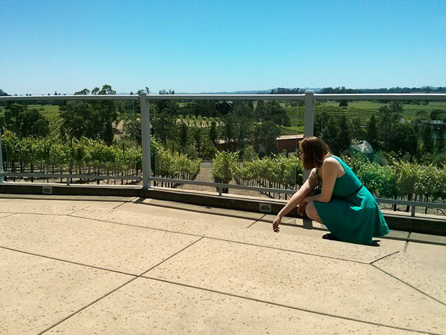 Russian Hill Estate Winery gecko
