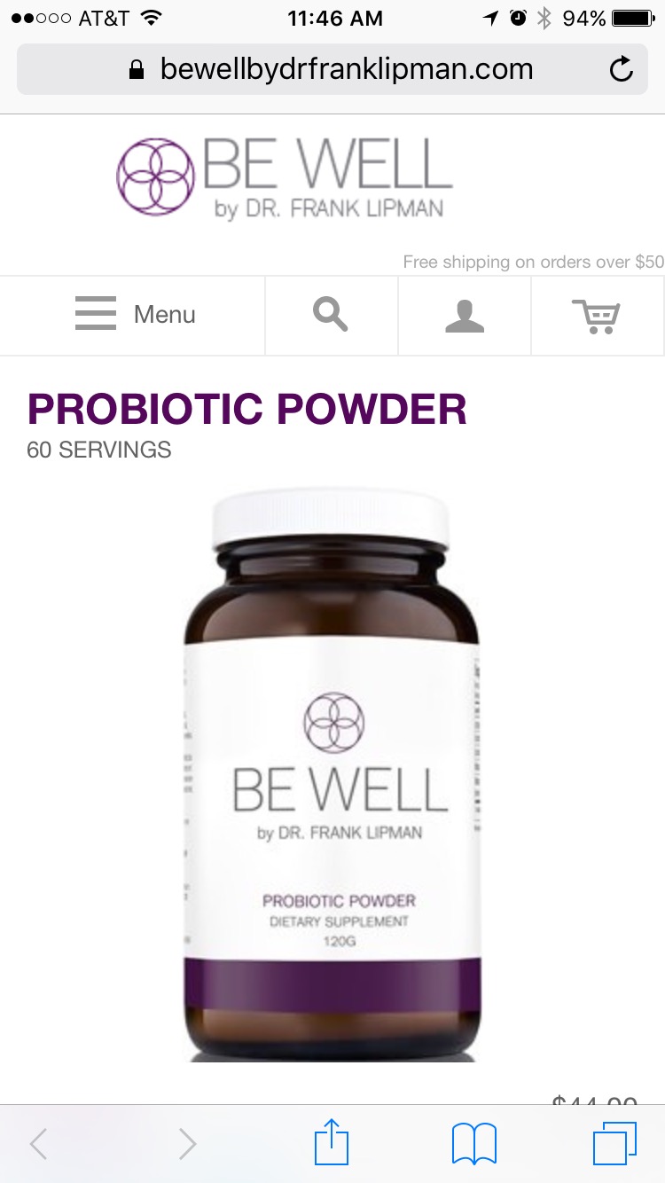 Be Well Probiotic Powder