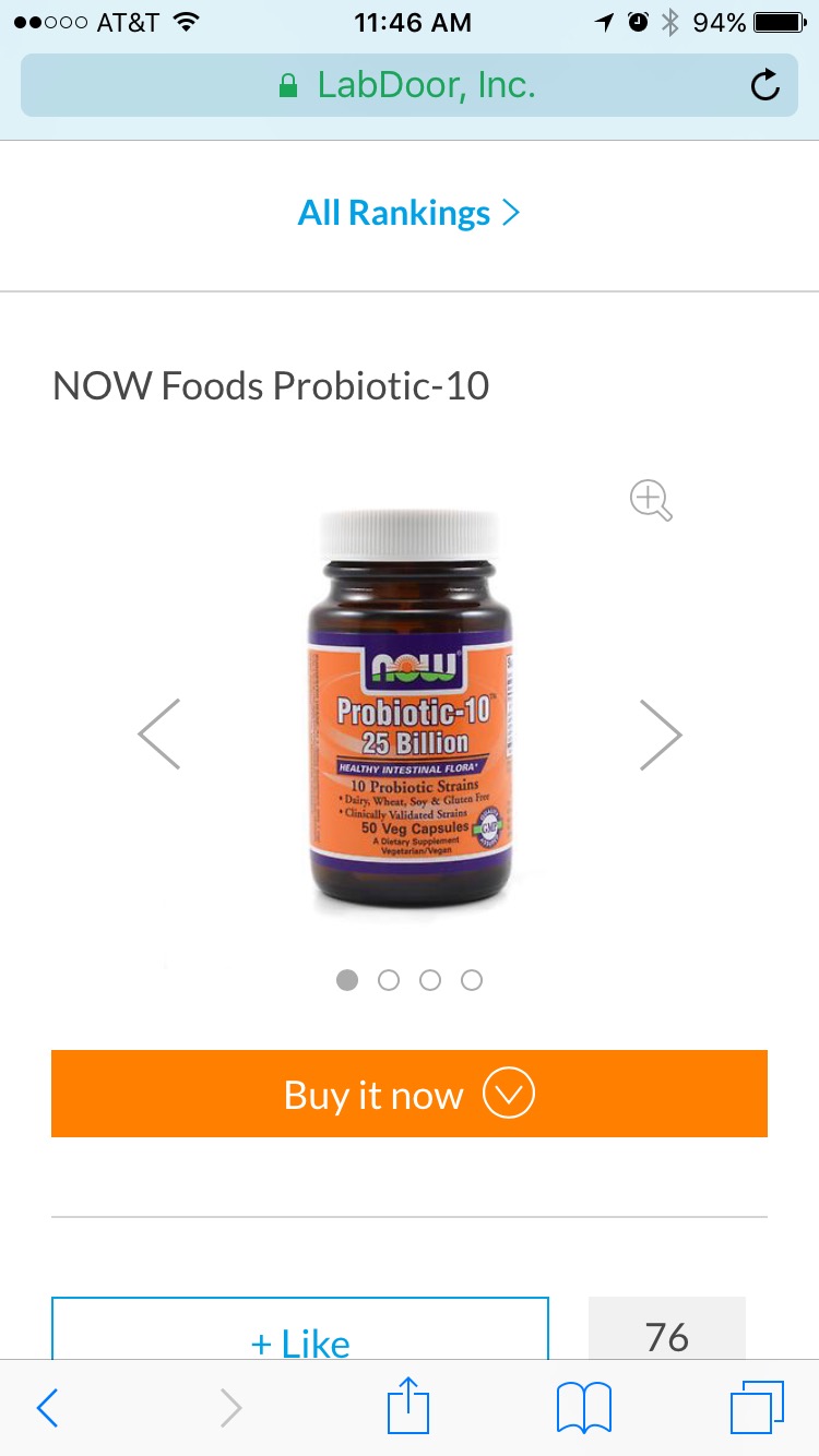 NOW Foods Probiotic-10