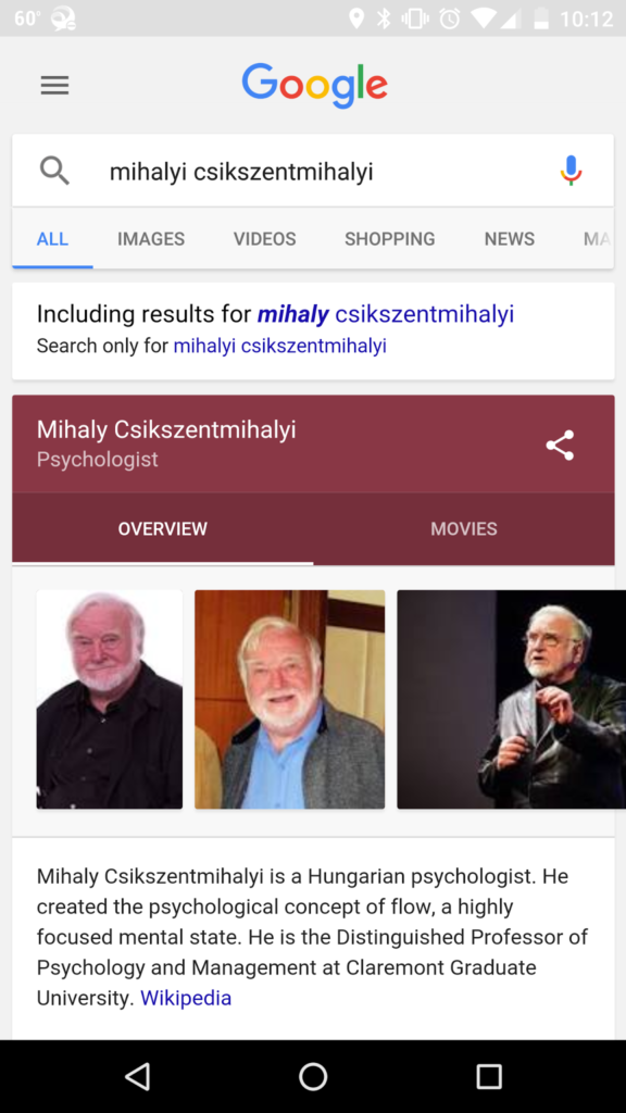 MIHALY CSIKSZENTMIHALYI_google